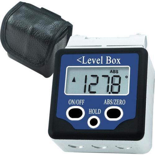 Inclinometer Angle Finder +/- 180 degree (0~360 degree) Spirit Level Box with Magnet Relative Absolute Measure Protractor