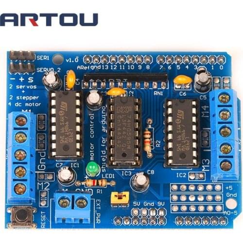 L293D motor control shield motor drive expansion board FOR Arduino motor shield
