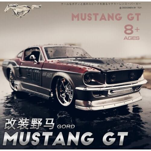 Maisto 1:24 1967 Ford Mustang GT modified alloy car model collection gift toy
