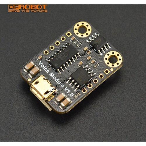 DFRobot Gravity UART MP3/WAV Voice Module, 8MB Support USB storage play in loop and adjust volume for intelligent car smart home