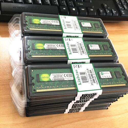 Kinlstuo Best quality DDR2 2GB 1GB 4GB Ram 800Mhz 667Mhz 533MHz work all INTEL AMD ompatible memory