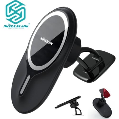 Nillkin Fast QI Wireless MagRoad Magnetic Car Mount with Wireless Charging for iPhone 12 Mini 12 Pro Max Series