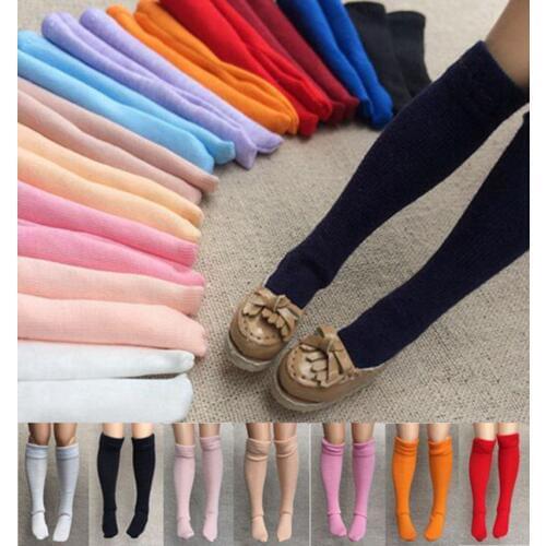 1Pairs Candy Color Knee-high Blyth Doll Socks for 1/6 Doll Clothes Accessories(fit Azone, Kurhn,OB,Momoko,Barbies,Blyth,1/6 Doll