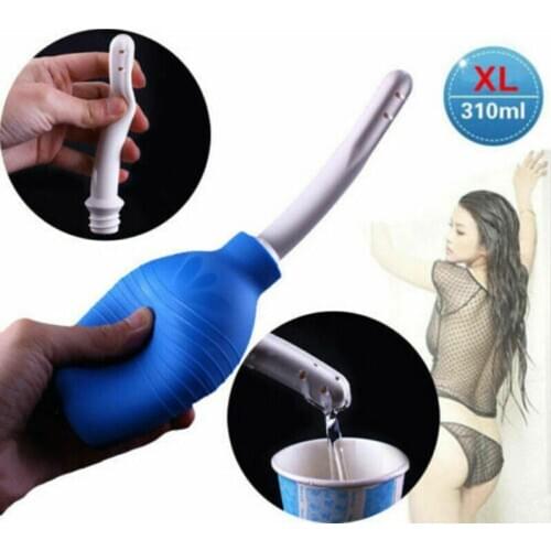 Newest Fashion Medi Grade Anal Vaginal Enema Bulb Douche Colonic Irrigation Home Cleaner Kit Rectal Syringe Sexy Toy