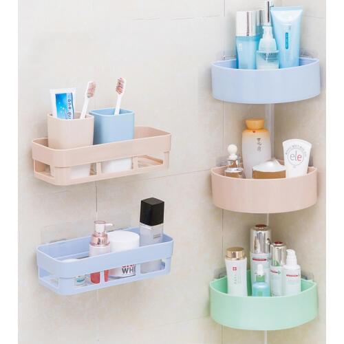 Louis Fashion Bathroom shelf bathroom rack, bathroom wall, no holes, toilet, suction cup, washroom, washing table, storage box
