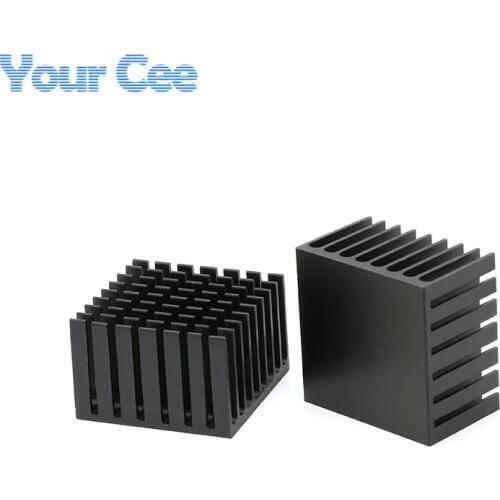1 pc 37*37*24mm Heatsink Radiator Cooler Cooling Fin Aluminum Heat Sink for LED, Power IC Transistor, Module PBC 37X37X24mm