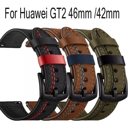 22mm 20mm Wrist Band for Huawei Watch GT2 42mm 46mm smartwatch Strap For Huami Amazfit GTR 47 42mm Bands Sport belt bracelet