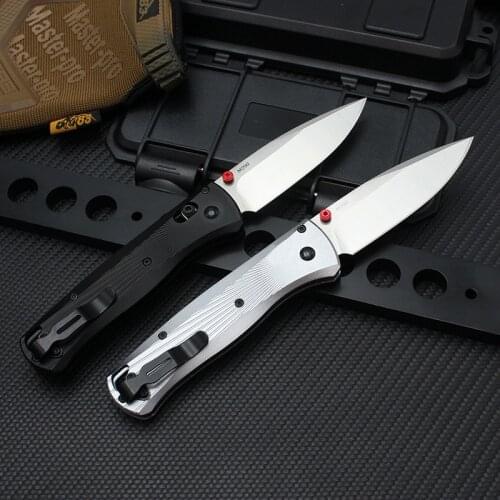 TUNAFIRE BM535 Folding Knife Aluminum Handle M390 Blade Pocket Tactical Survival Hunting Knives Outdoor Camping Multi EDC Tools