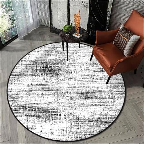 Modern white grey carpet Living Room Kitchen round carpet living room carpets black patterns high quality Free Shipping carpet