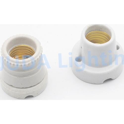 E27 socket screw ceramic waterproof explosion-proof lamp holder Outdoor factory engineering modified lamp base lighting fittings