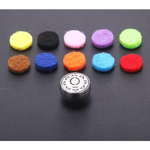 High Quality Fashion Aromatherapy Locket Stainless Steel Magnetic Essential Oil Diffuser Clip Brooch Jewelry For Men And Women