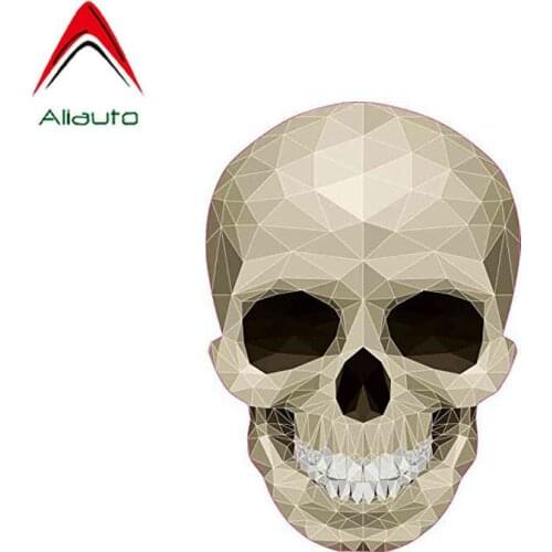 Aliauto Funny Creative Mosaic Skull Decal Funny Waterproof Sunscreen Car Sticker Decoration Accessories Vinyl,14cm*10cm