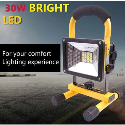 2400LM 24LED Searchlight 30W Portable Spotlight 3 Modes Rechargeable LED Floodlight Camping Light Work Light Outdoor Lighting