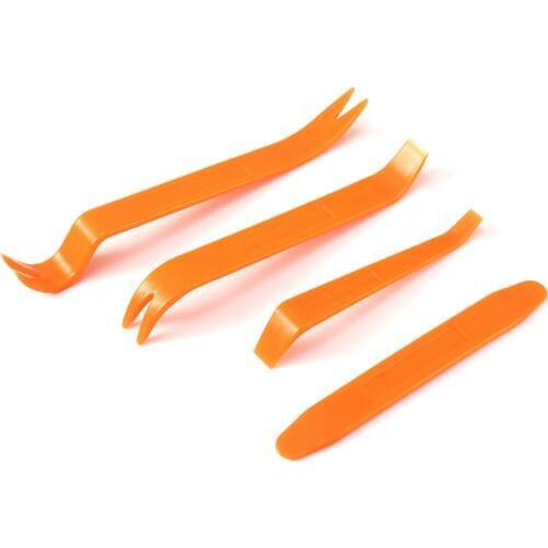 Car Removal Tool 4pcs/set Portable Vehicle Car Panel Audio Trim Removal Tool Set Kit Practical Car Repairing Hand Tools