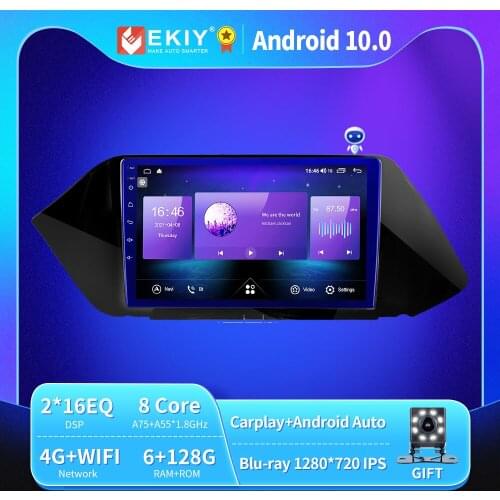 EKIY Android 10 Car Radio For Hyundai Sonata 2019 2020 Autoradio Blu-ray 1280*720 IPS/QLED Multimedia Player Navi GPS HU no 2din