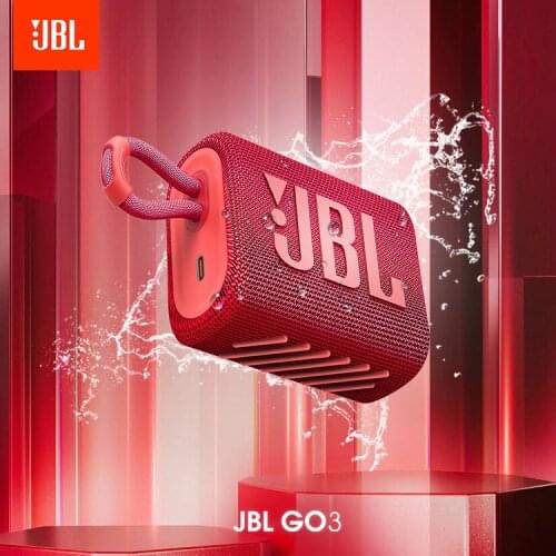 JBL GO3 Wireless Bluetooth 5.1 Speaker GO 3 Portable Waterproof Speaker Outdoor Speakers Sport Bass Sound 5 Hours Battery