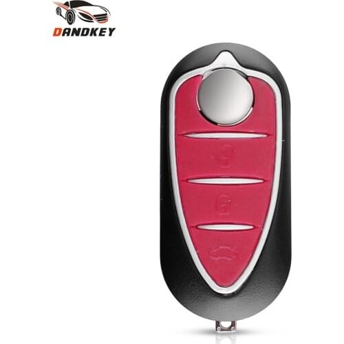 Dandkey 3Buttons Folding Flip Remote Key Shell For Alfa Romeo Mito 2008-2018 Giulietta 2010-2016 159 GTA 147 156 166 GT Brera TS