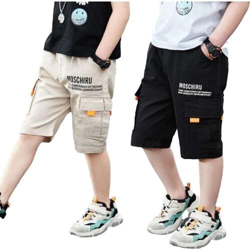 Children Shorts For Boys Kids Short Pant 2021 Summer Casual Boys Children Shorts Beach Sports Pants Teens Clothing 4-15 Years