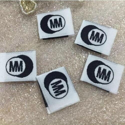1000pcs/lot Custom Logo / Custom Design Garment Clothing Tag / Woven Label / main label / damask label