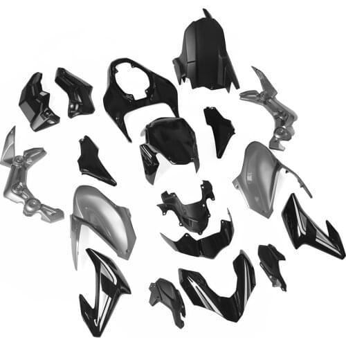 Front Winglets Wing Gas Tank Side Frame Cover Mudguard Rear Tail Fairing Body kit Injection For Kawasaki Z900 2017 2018 2019 New