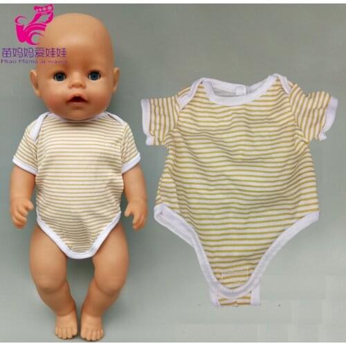 Doll Sweater and Jeans Cloth Set for 18 Inch 45cm Girl Doll Clothes Fit for 43CM Baby Doll Outfit