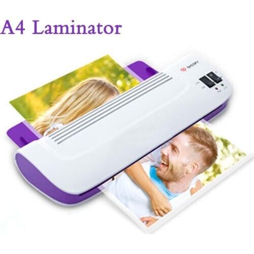 Professional Thermal Office Hot and Cold Laminator Machine for A4 Document Photo Blister Packaging Plastic Film Roll Laminator