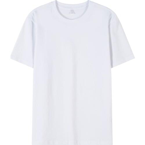 The new cotton T-shirt loose off the shoulder half sleeve men with short sleeves