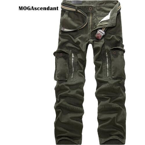 2020 Mens Camouflage Military Cargo Pants Male Tactical Casual Cotton Outdoor Multi-pocket Long Trousers Men Pantalon Hombre