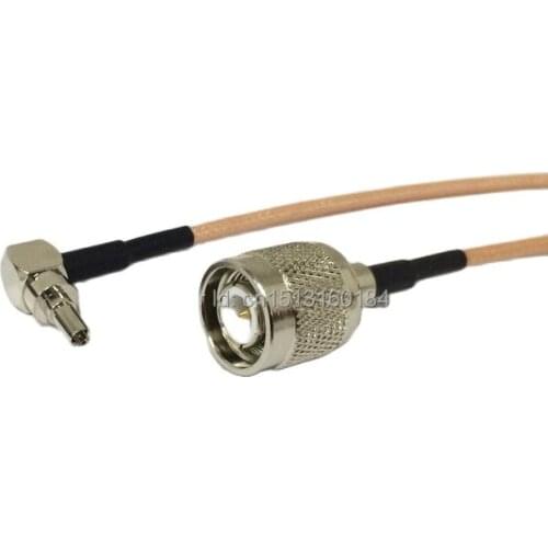 New CRC9 to TNC male plug RG316 cable pigtail 15cm for 3G external antenna extension Cable for huawei E8372 E660 E392