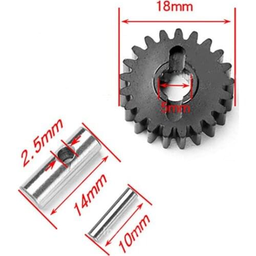 Front Gearbox Gear Durable Nylon Gear GAX0027E Spare Parts for Trx-4 Motor