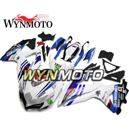 Complete Fairings Kit For GSXR600 750 2008-2010 08 09 10 Injection ABS Plastics Fairings Bodywork Cowlings White Blue Colorful