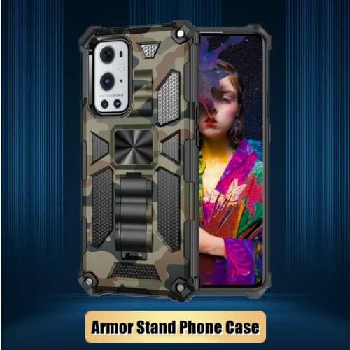 ShockProof Case Coque For OnePlus 9 Pro Nord N10 N100 KickStand Magnet Armor Shell Case Cover For One Plus 9 Pro Nord N10 N100