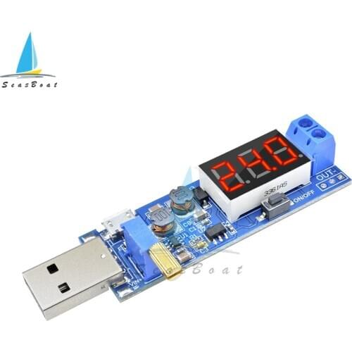 DC-DC 3.5-12V to 1.2V-24V USB Step UP / Down Power Supply Module Adjustable Boost Buck Converter 5V 12V 24V