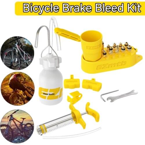 Bicycle Hydraulic Disc Brake Oil Bleed Kit for MAGURA SRAM TEKTRO SHIMANO Universal Tools MTB Road Bike Brake Repair Tool