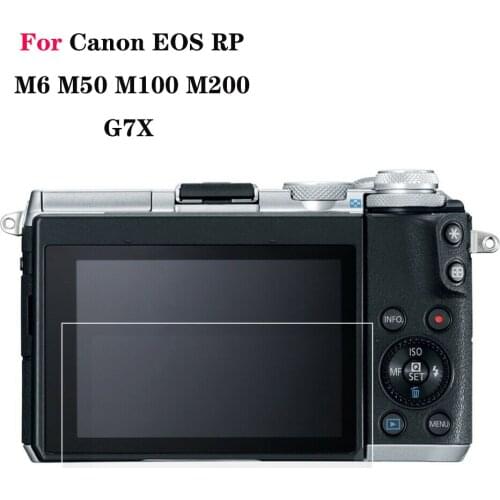 Anti-riot Camera Tempered Glass LCD Screen Protector for Canon EOS RP M6 M50 M100 M200 G5X G7X