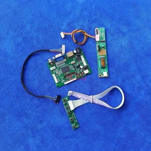 LCD matrix controller driver board Fit LTD121EX1S/LTD121EX1Z/LTD121EX9D 1280*768 AV VGA HDMI-compatible DIY Kit1CCFL 20 Pin LVDS