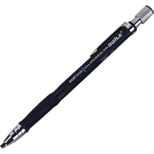 1Pc Press The Automatic Pencil 2.0mm 2B Drawing Writing Pencil Study Stationery Mechanical Pencil School Office Stationery
