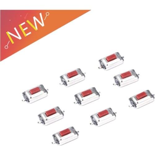 100Pcs High Quality 3*6*2.5mm 3*6*2.5H 3x6x2.5mm SMD Red push button switch microswitch Tact Switch