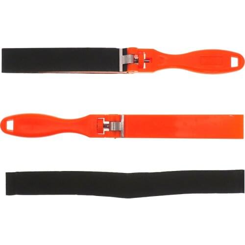 1x Orange Sandpaper Holder - Jewelry Polishing Round Shape Square Inside The Ring Grinding Bracelet Tools For DIY Jewelry Making