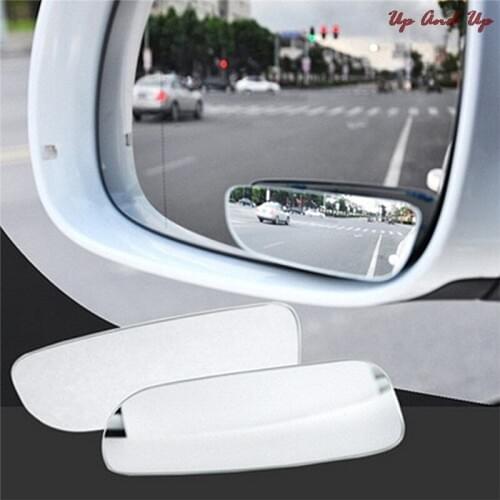2PCS Universal Car Auto 360 degree Wide Angle Convex Rear Side View Blind Spot Mirror
