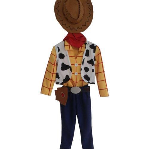 2017 Cowboy Sheriff Woody Outfit Halloween Men