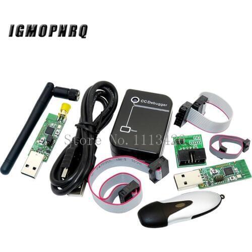 CC2531 CC2540 Zigbee Sniffer Wireless Board Bluetooth BLUE 4.0 Dongle Capture Module USB Programmer Downloader Cable Connector