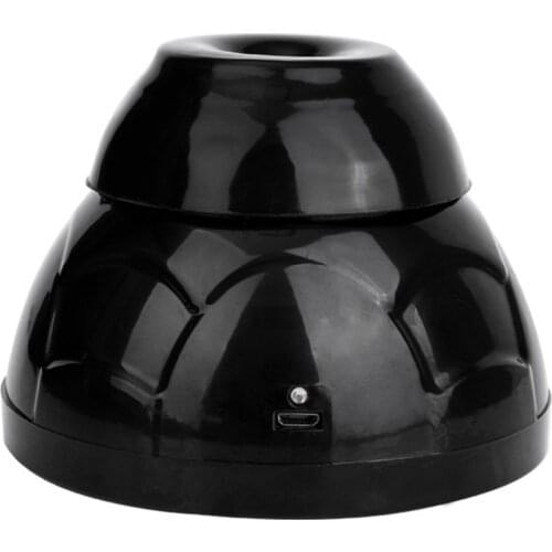 Black Tattoo Ink Shaker Pigment Vortex Mixer Rechargeable Paint Stirrer with Bottom Antiskid Design for Nail Polish Gel