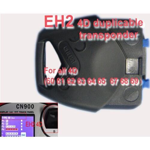 EH2 4D electron duplicable head Transponder Chip ,Car key Chip +Free Shipping
