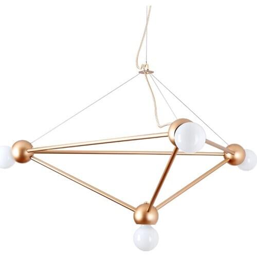 Europe Modern Creative Concise Style constellation Glass Pendant Light G80 LED Study Living room Restaurant Cafe Decoration Lamp