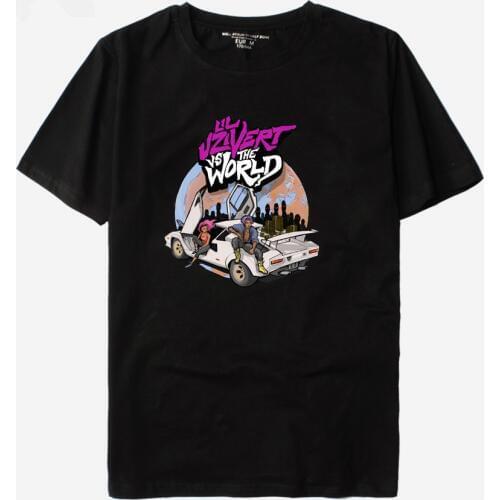 Lil Uzi Vert tshirt T-shirt Tour Luv Is Rage The Real Uzi Vs. The World Short Sleeve Fashion T shirt Free Shipping Tops T shirts