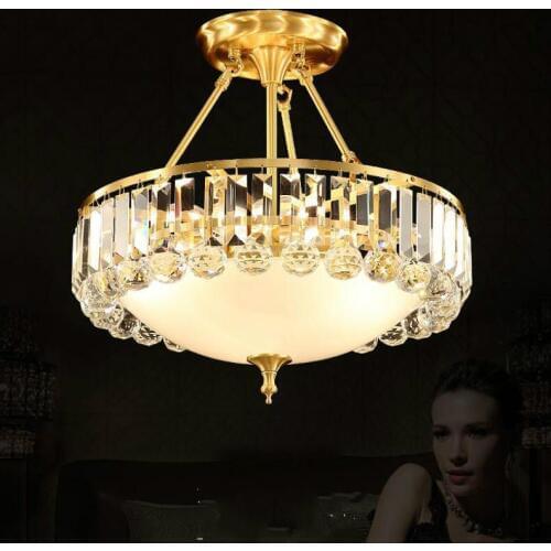 Dressing room Round Led Chandelier chrome/gold Glass Chandelier Lights For Living Room Restaurant Office lighting Hanging Lamp