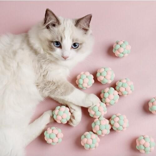 Simple Candy Color Pet Funny With Bell For Big Dogs Cat Toys Interactive Chew Toys For Teeth Brushing Teeth Cleaning Pet Product