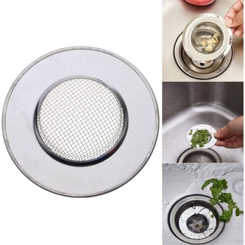 LINSBAYWU Stainless Steel Bathtub Hair Catcher Stopper Shower Drain Hole Filter Trap Metal Sink Strainer