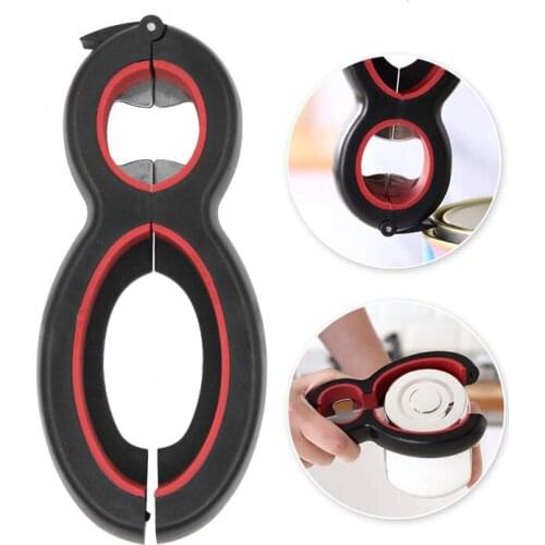 Multifunction Bottle Opener All in One Jar Gripper Wine Beer Lid Twist Off Jar Opener Claw Can Beer Bottle Opener Kitchen Tool